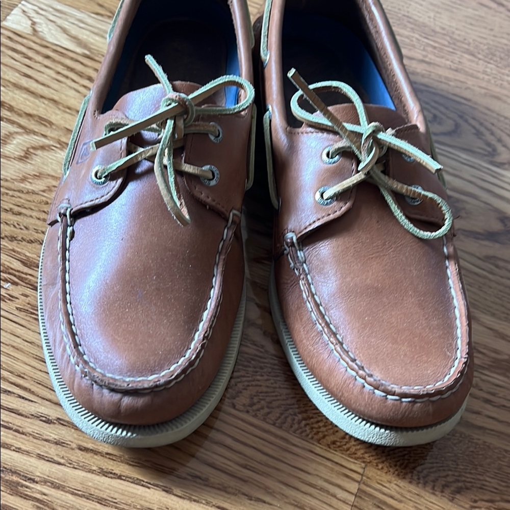 Sperry Men's Brown Leather Boat Shoes